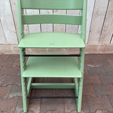 Stokke kinderstoel Tripp Trapp - refurbished (salie groen)